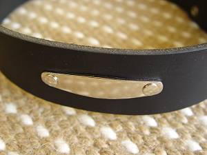 Similar to Preppy Dog Collar With Name Plate ID Tag for Doberman 