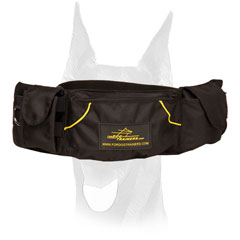 Dog Pouch with Pockets for Treats and Kibble