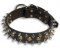 LEATHER SPIKED DOG COLLAR WITH STUDS 1 3/4" WIDE for Doberman