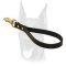Short Leather Doberman Leash
