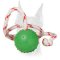 Dotted surface rubber Doberman ball for water training and playing