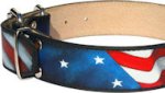 Amazing Patriotic American Flag Dog Collar for Doberman