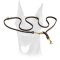 Multifunctional English leather leash for Doberman