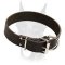 Super strong heavy duty leather Doberman collar
