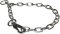 Chrome Fur Saver Collar/Choke Chain Collar with SNAP HOOK 1/9 inch (3 mm)