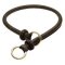 Leather decorated choke collar for training your Doberman