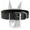 Soft Thick felt padded Doberman Leather Collar