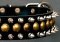 Studded Latigo Leather Dog Collar for Doberman