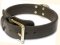 Tac-Black Leather Agitation Collars for Doberman training
