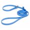 Solid Blue Biothane Doberman Leash and Collar Combo
