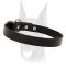 Stylish leather Doberman collar 1 inch wide