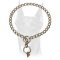 Choke Doberman collar of stainless steel with quality label 1/9 inch (3 mm)