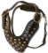 Stud Dog Harness for Doberman -2 ply leather HARNESS