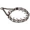 "Pro Style" Herm Sprenger Black Stainless Steel Doberman Prong Collar 1/6 inches (4.0 mm)