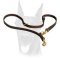Buy Leather Police Agitation Lead 5,7 FT for Doberman training