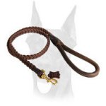 Deluxe Full-Braided Leashes 4 foot-Braided Leash for Doberman