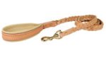 Leather 4 Foot Leash for Doberman