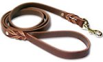 Twisted latigo dog lead-Doberman Leather LEASH