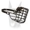 Adjustable Wire Basket Dog Muzzle for Doberman Walking/Training in Winter