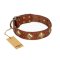 'Flight of Fancy' FDT Artisan Adorned Leather Doberman Collar