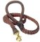 4 FT Braided Leather Dog Leashes for Doberman
