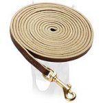 Leather Doberman leash for tracking