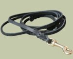 Leather Puppy Leash-3/8 inch leash for Doberman
