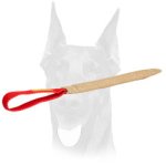 Pocket toy made of jute with handle for Doberman