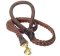 Braided Leather Dog Leash 4 foot-Braided Lead Doberman
