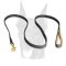 Leather dog leash with support material on the handle for Doberman
