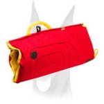 Puppy sleeve made of strong French Linen for Doberman training