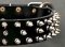 Canine Deluxe Spiked Leather Dog Collar for Doberman