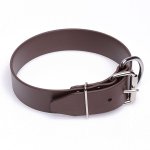 Extra Wide Brown Biothane Doberman Collar