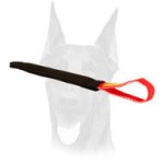 Puppy Training Pocket Toy with Handle for young Doberman