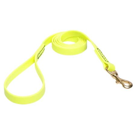 Yellow Waterproof Doberman Leash Made of Biothane