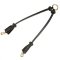 Fancy decorated leather Doberman leash coupler