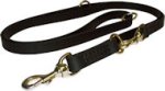 5FT Classic Double Training Leather Dog Leash 3/4 Doberman