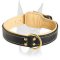 Gorgeous Nappa padded leather Doberman collar