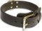 Doberman Dog Collar-2ply Leather Collar-Doberman SUPPLIES