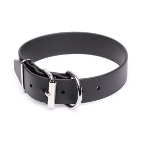 Extra Wide Black Biothane Doberman Collar