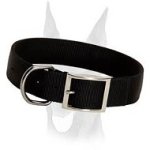 2 ply durable nylon collar for Doberman