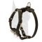 Spiked Doberman puppy harness with soft padding