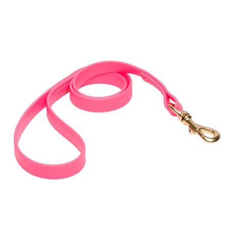 Pink Waterproof Doberman Leash Made of Biothane