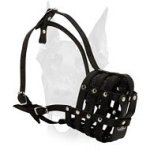 Lightweight Multifunctional Leather Doberman Muzzle