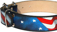 Amazing Patriotic American Flag Dog Collar for Doberman