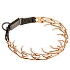 'Briar Patch' Click Lock Buckle Doberman Pinch Collar of Curogan - 1/8 inch (3.25 mm) 'Briar Patch' Click Lock Buckle Doberman Pinch Collar of Curogan - 1/8 inch (3.25 mm)