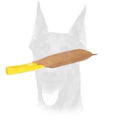 Dog Bite Tug made of Leather with Handle