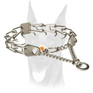 Stainless steel Doberman pinch prong collar 1/11 inch (2.25 mm)