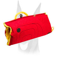 Puppy sleeve made of strong French Linen for Doberman training