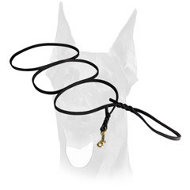 K9 Sport Leash-3/8'' Leather Dog Leash for Doberman